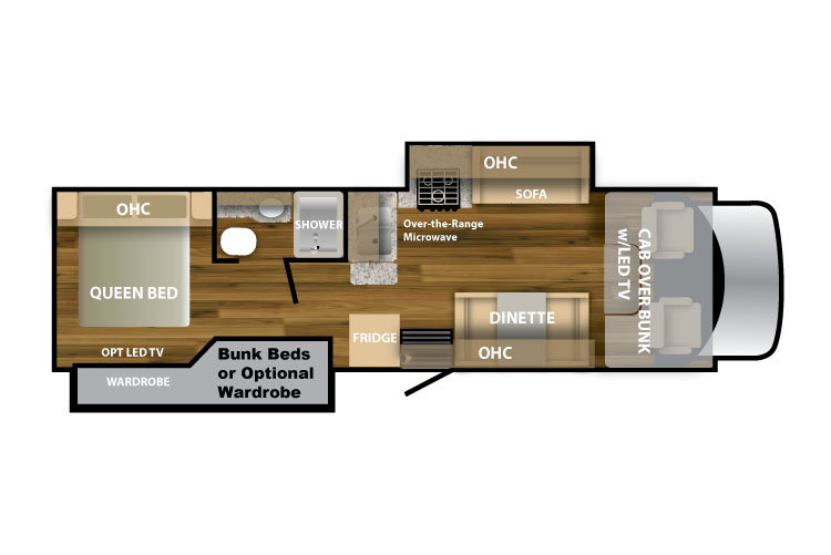 Build 2021 Phantom 25 P Class C Gas Motorhome Nexus Rv Elkhart